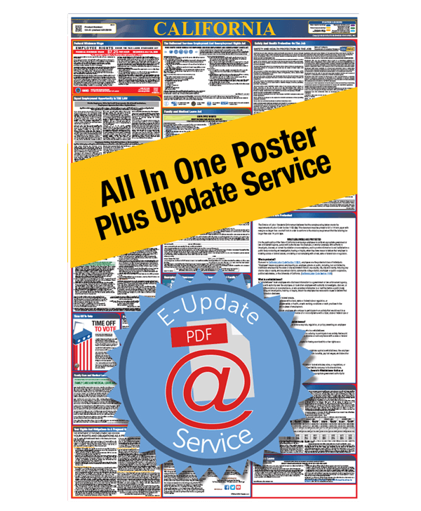 All In One Labor Law Poster with E-Update Service